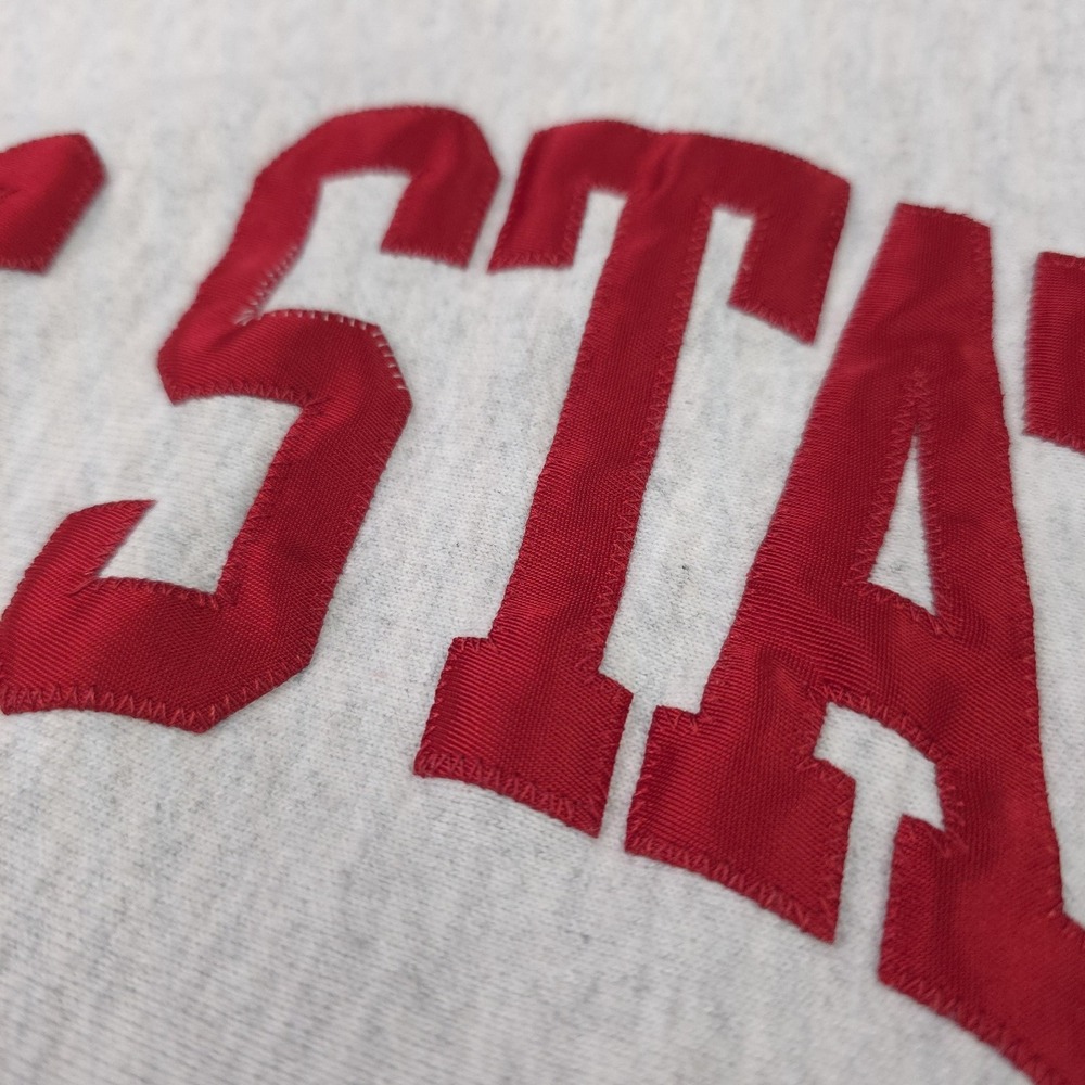 NC State Wolfpack Sweatshirt Mens Small Gray NCAA College Champion Reverse Weave - Picture 5 of 14